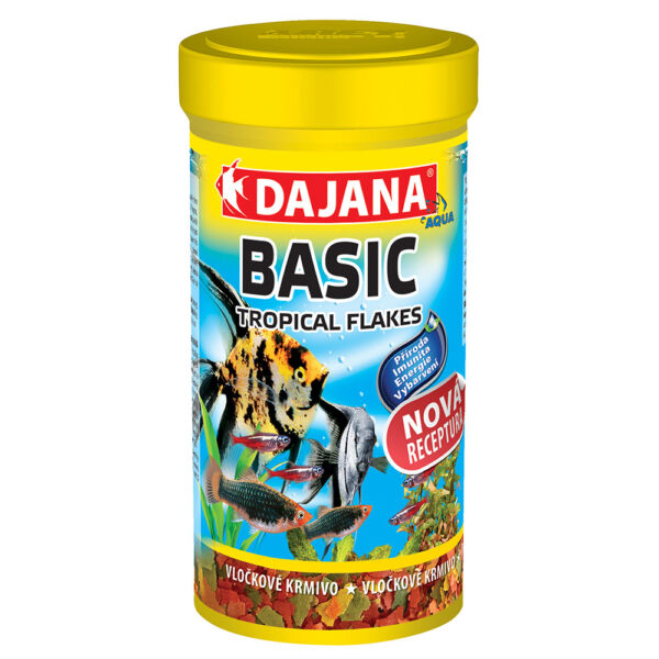 TROPICA BASIC (250 мл/50 г) комплексний корм в пластівцях для всіх видів риб