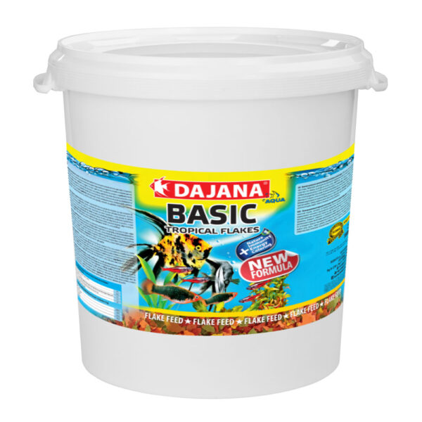 TROPICA BASIC (18 л/4 кг) комплексний корм в пластівцях для всіх видів риб