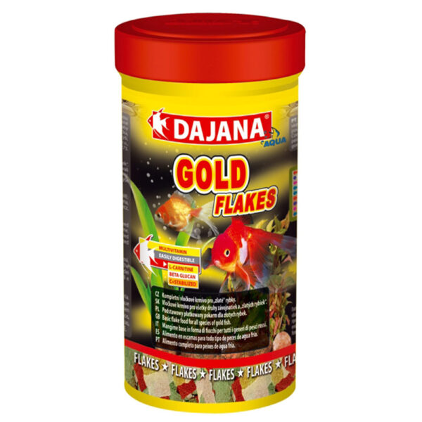 GOLD FLAKES (100 мл/20 г) корм у пластівцях для золотих рибок та декарат карасів