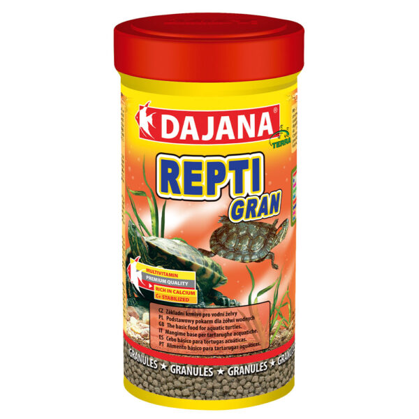 REPTI Gran (250 мл/110 г) Корм для всіх видів водяних черепах в гранулах