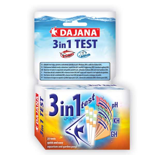 TEST 3 in 1 Тест для визначення pH KH GH води