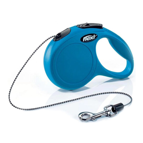 Рулетка FLEXI Classic XS 3м до 8 кг шнур синя (2412)