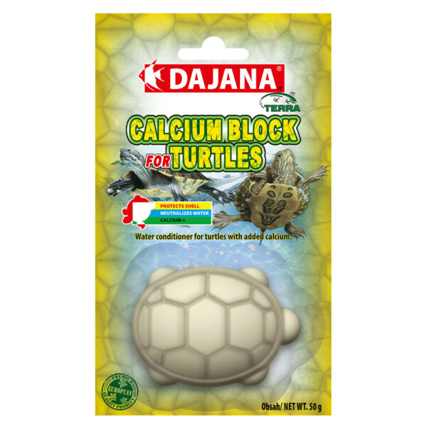 BLOCK CALCIUM (45 г) Блок кальцію/кондиціонер для води для черепах з додаванням кальцію (захищає панцир і нейтралізує воду