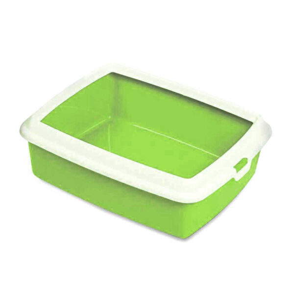 Туалет для котів з рамкою HYDRA MINI GREEN 43x31x12