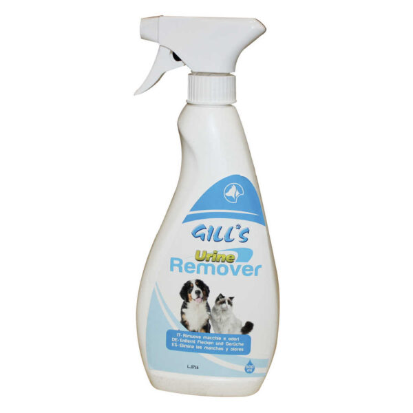 Спрей GILL'S URINE REMOVER дезінфікуючий спрей проти плям і запаху сечі собак та котів (д/чищення килимів та тканин) 500 мл