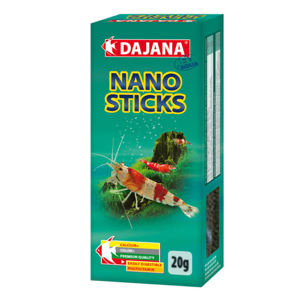 NANO Sticks (35 мл/20 г.) Комплексний ган-й корм для прісноводних і морських ракоподібних
