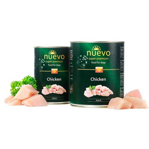 Корм конс NUEVO ADULT з куркою для собак