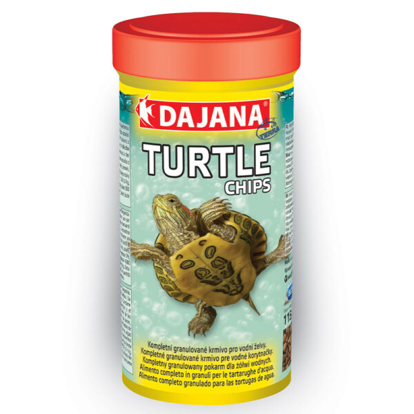 TURTLE CHIPS (1000 мл/400 г) Корм для водних черепах, містит. цеоліт для змен. забруд. води