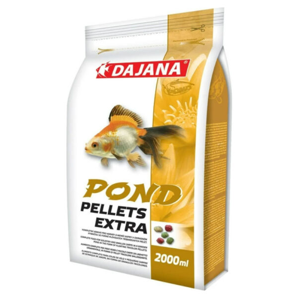 POND PELLETS EXTRA (2000 мл/220 г) Корм для декор карпів карасів та риб в ставках трьохкол.гранули