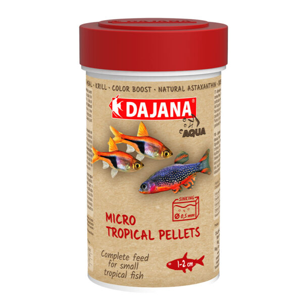 MIKRO TROPICAL PELLETS (100 мл/55 г) Спец корм у гранулах для мальків та дріб риб