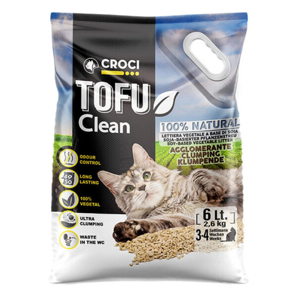 Наповнювач для кот TOFU Clean 6 л
