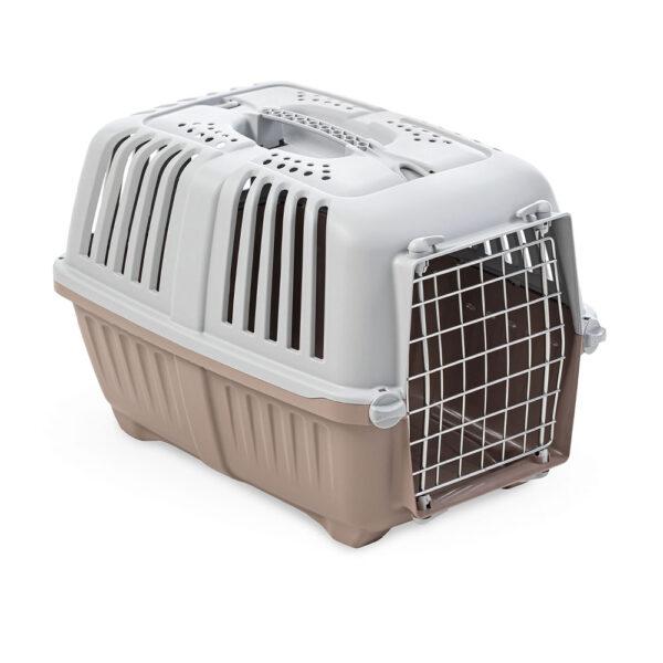 Переноска PRATIKO 3 METAL CIPRIA (світло-коричневий) 60х40х38 h