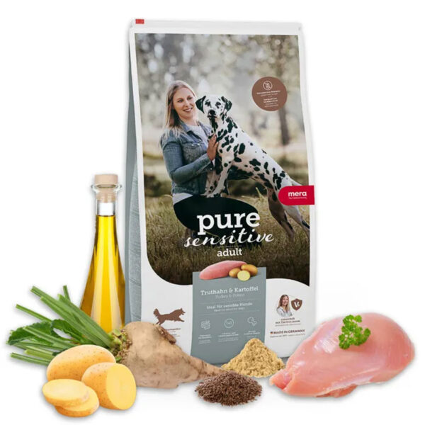 MERA ps fresh meat Truthan&Kartoffel корм для дорослих собак із свіжим м'ясом індички і картоплі, без/зерн