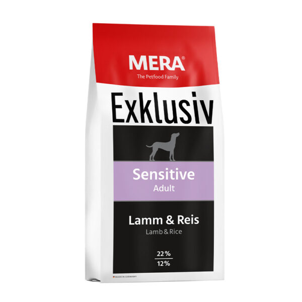 MERA EXCLUSIV sensitive Adult Lamm-Reis корм для чутлив собак з ягням та рисом 15 кг