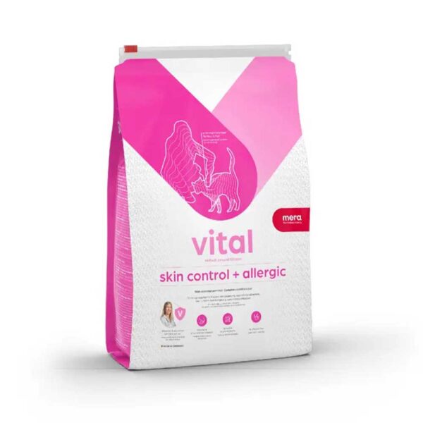 MERA MVH Skin Control + Allergic корм для котів при дерматозі та надмірному випаданні шерсті