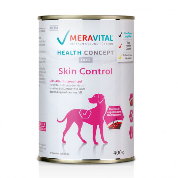 MERA MVH Nassfutter Skin Control корм консер дор собак при дерматозах та надмірному випаданні шерсті 400 г