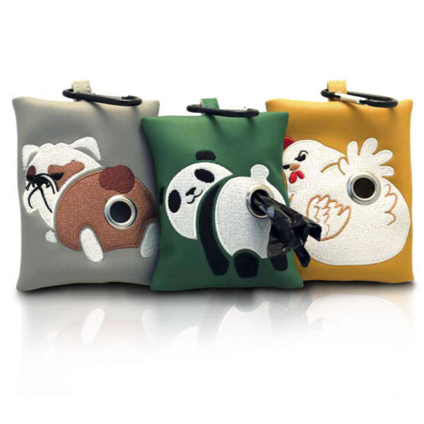 Міні-сумка з пакетами для фекалій Panda 10.5*8.5cм