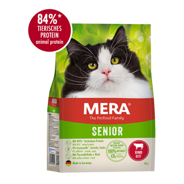 MERA Cats Senior Beef (Rind) корм для котів похилого віку з яловичиною
