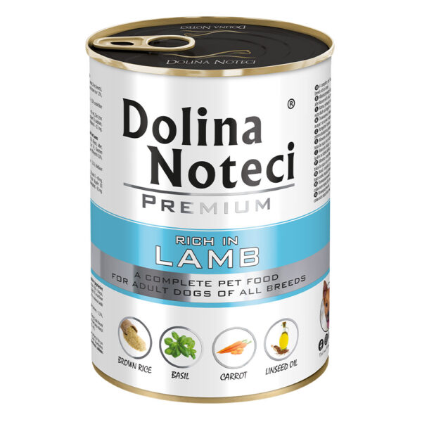 Корм конс Dolina Noteci Premium для собак з ягнятиною