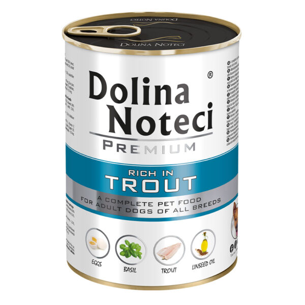 Корм конс Dolina Noteci Premium для собак з фореллю