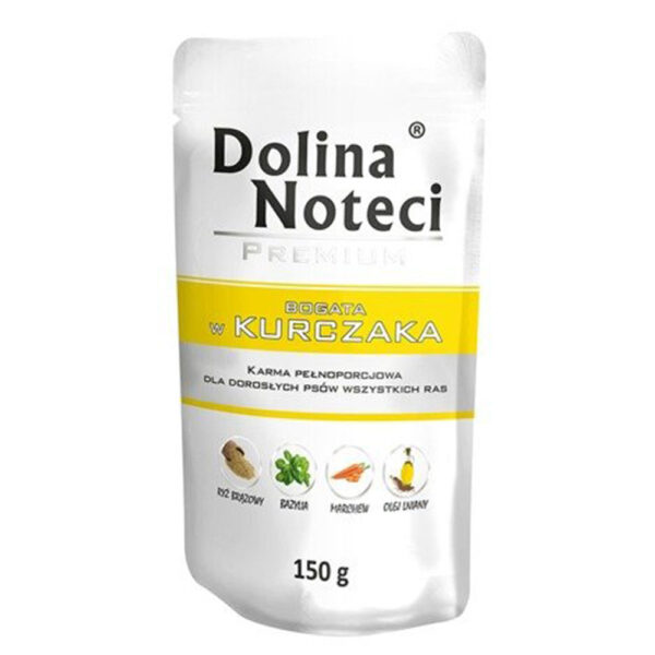 Пауч Dolina Noteci Premium для собак з куркою 150 г