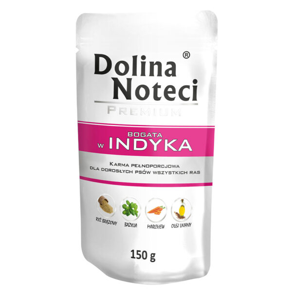 Пауч Dolina Noteci Premium для собак з індичкою 150 г