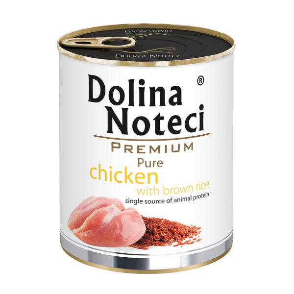 Консерва Dolina Noteci Premium Pure для собак алергіків з куркою та корич рисом