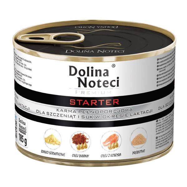 Корм конс Dolina Noteci Premium Starter для лактуючих самок та цуценят 185 г