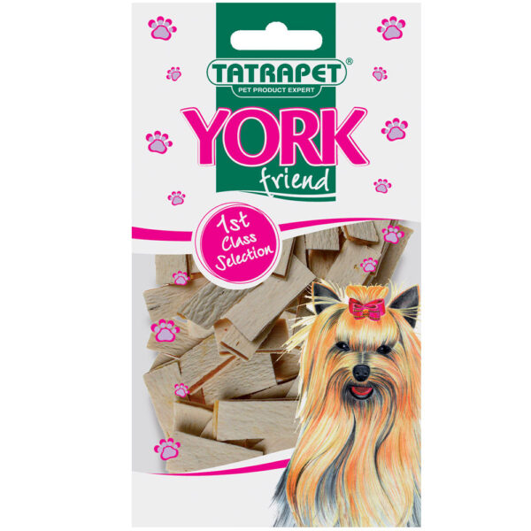 Ласощі для собак York, снекі-сендвіч з куркою та рибою 50 г