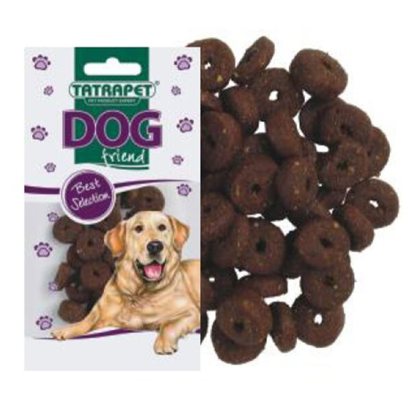 Ласощі для собак Dog снекі з яловичини (кільця) 80 г