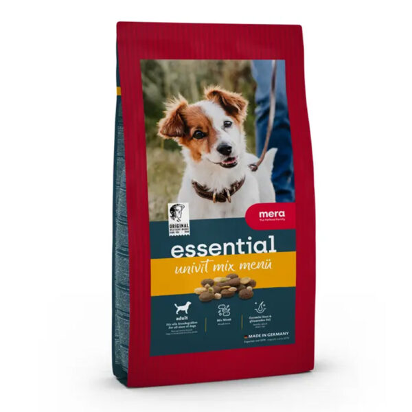 MERA essential Univit корм для собак з норм рівнем активності (змішана крокета) 2 кг