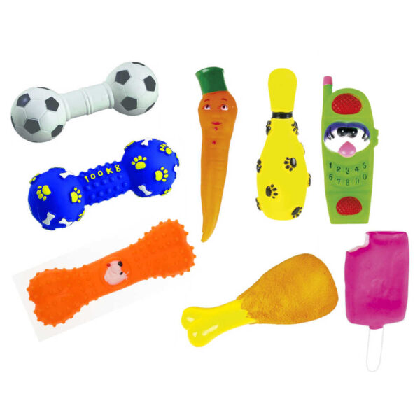 Іграшка для собак Toys Fun вінілові іграшки (різні фігурки) 14-16.5 см