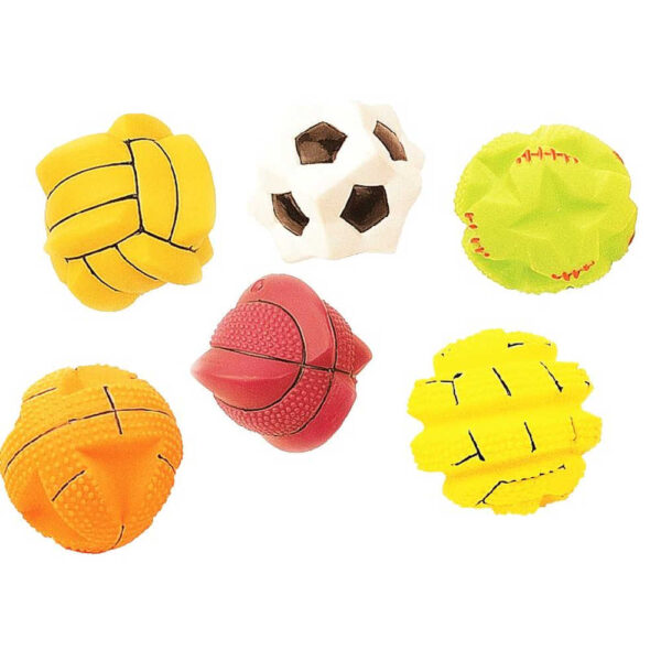 Іграшка для собак Toys Fun вініловий м'ячик з випуклостями 7.5- см