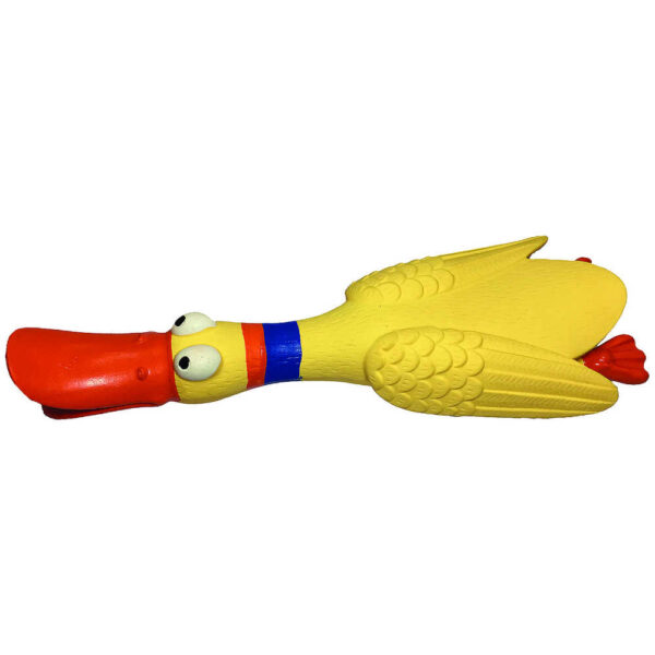 Іграшка для собак Toys Fun латексна Качка з пищалкою 16 см