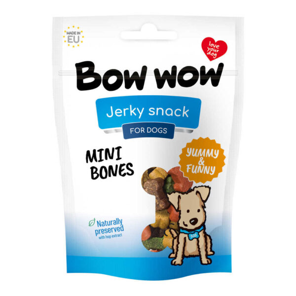 Ласощі для собак "Bow wow" міні-кістки 80 г