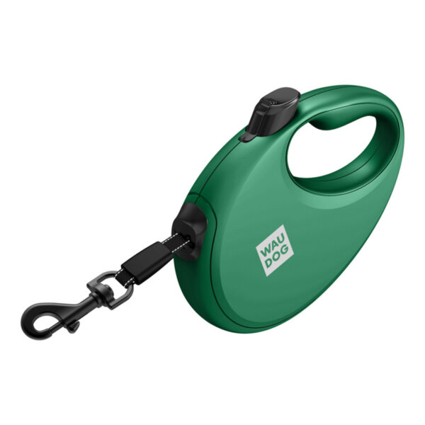 Повідець-рулетка для собак WAUDOG R-leash з контейнером для пакетів світловідбивна стрічка - Image 101
