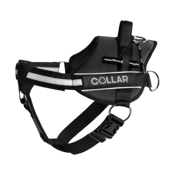 Шлея "Dog Extreme" "POLICE" №5 з ліхтариком, В:85-115см, чорний