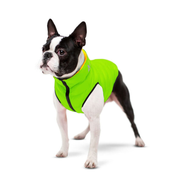 Курточка для собак AiryVest двостороння, салатово-жовтий - Image 7