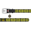 Нашийник для собак шкіряний WAUDOG Design з QR паспортом малюнок "Бетмен4" - Image 11