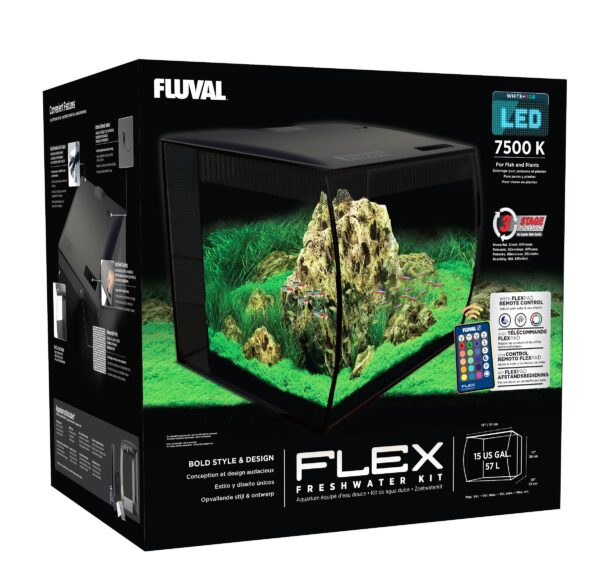 Акваріум Fluval FLEX з обладнанням, чорний, 57 л - Image 11