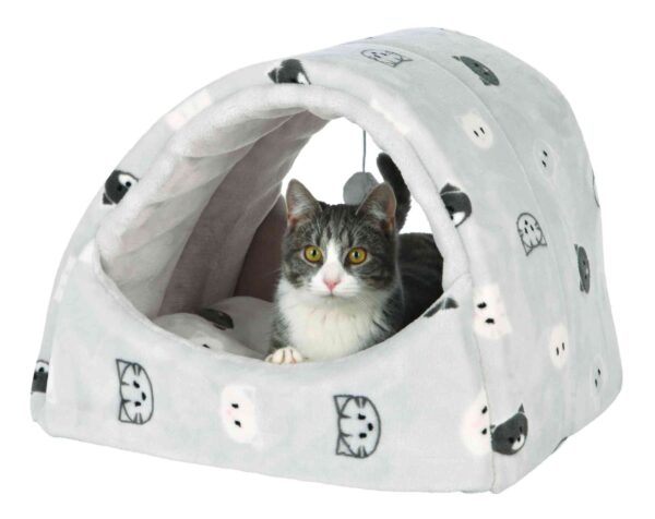 Будиночок-тунель Trixie Mimi для котів сірий, 42х35х35 см - Image 2