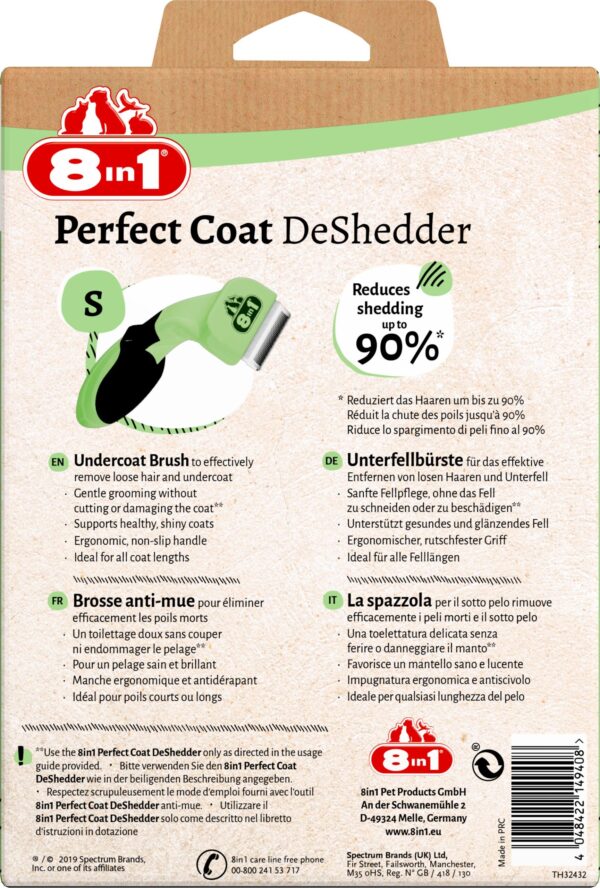 Дешеддер 8in1 Perfect Coat для вичісування собак - Image 4