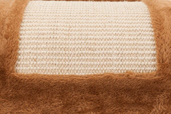 Дряпка Trixie Wavy для котів із сизалю/плюшева, 29х18х50 см (коричнева) - Image 3
