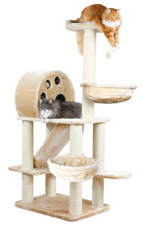 Дряпка Trixie Allora для котів сизаль/плюш, 77х57х176 см (бежева) - Image 2