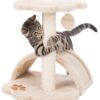 Дряпка Trixie Junior Vitoria для котів бежева, 36х36х43 см (сизаль/плюш) - Image 3