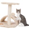 Дряпка Trixie Junior Vitoria для котів бежева, 36х36х43 см (сизаль/плюш) - Image 4