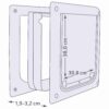 Двері Trixie FreeDog для собак M-XL 39 x 45 см (пластик) - Image 4