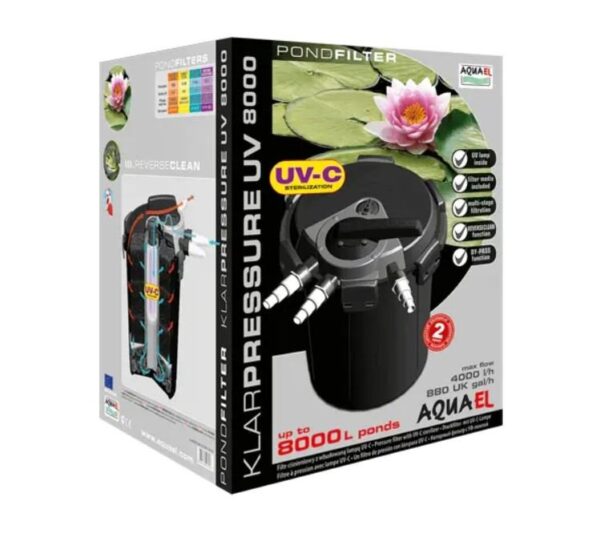 Фільтр Aquael для ставка Klarpressure UV 8000 напірний