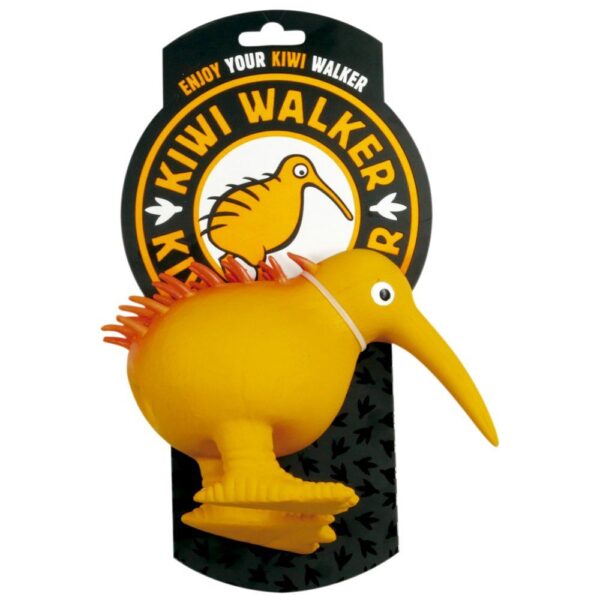 Іграшка Kiwi Walker «Птах ківі» для собак, помаранчевий, 8.5 см