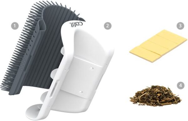 Іграшка-пуходерка Catit Senses Self Groomer 2.0 для кота, з котячою мятою (пластик) - Image 3